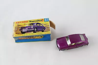 Matchbox Superfast 67 Volkswagen 1600 TI Diecast 1969 Original Box Vintage • £3.20