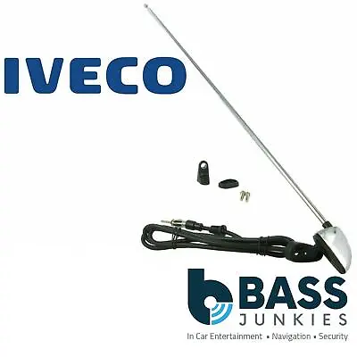 £11.95 • Buy IVECO Universal Stainless Steel Pillar Mount AM/FM Car Radio Aerial Antenna