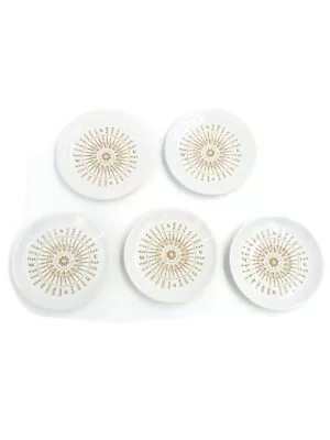 Inter Continental Hotel Vintage Schonwald Germany X5 Plates Nautical Compass • $11.99