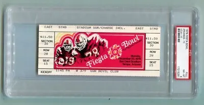 $174.95 • Buy 1978 Fiesta Bowl Full Ticket UCLA Bruins V Arkansas Razorbacks Highest PSA 8