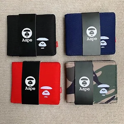 Men’s Bape Nylon Bifold Wallet • $28.99