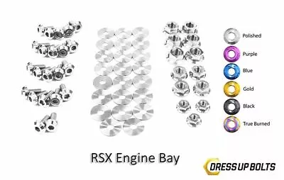 Dress Up Bolts For RSX & RSX Type-S 2002-2006 Titanium Engine Bay Kit Polished • $307.99