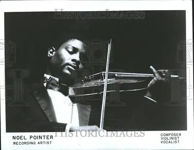 1986 Press Photo Noel Pointer American Jazz Violinist - RRV53779 • $19.99