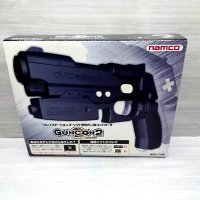 Namco PS2 GUNCON 2 Gun Controller ＆ Cable Work For CRT TV Only Playstation 2 • $115.49