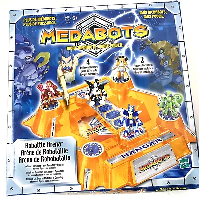 Medabots Robattle Arena With Metabee And Cyandog Figures Hasbro 2002 Mib New • $59.96