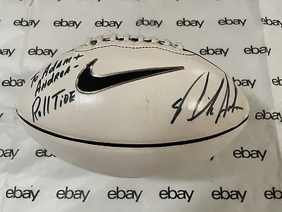 $315 • Buy Nick Saban Signed 2007 Nike Football  Alabama Autographed His First Year At BAMA