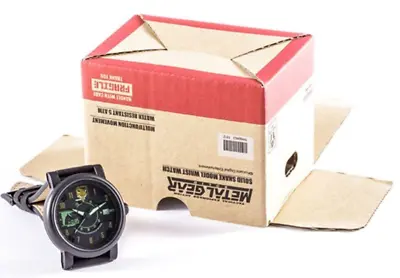 METAL GEAR SOLID × SuperGroupies Snake Model Black Dial Men's Watch Brand New • $595