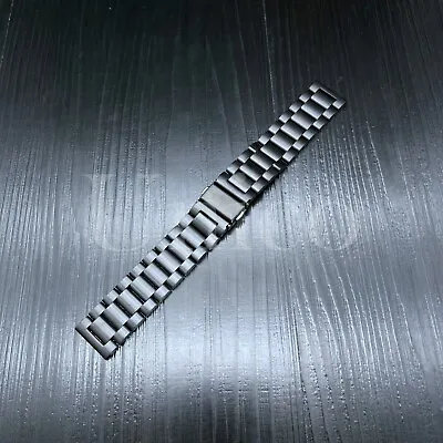 18-24 MM Metal Watch Band Strap Replacement Stainless Steel Wrist Black Bracelet • $12.99