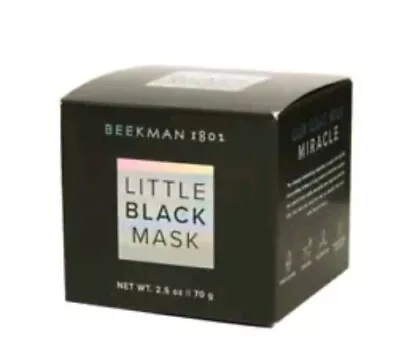 $14.95 • Buy BEEKMAN 1802 Little Black Mask Goat Milk Miracle 2.5 Oz 70 G US-made New In Box