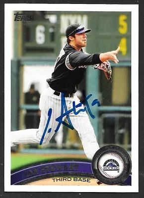 2011 TOPPS #104  Ian Stewart  COLORADO ROCKIES  SIGNED AUTOGRAPH AUTO COA • $3.99