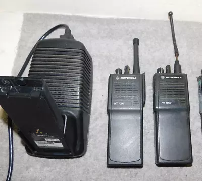 2 Motorola HT1000 VHF 16 Channel FM Radios H01KDC9AA3DN 3AN • $95