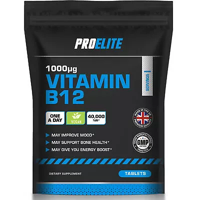 Vitamin B12 HIGH STRENGTH Methylcobalamin 1000mcg Reduces Tiredness & Fatigue • £7.99