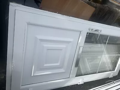 White Upvc Door And Frame Used • £80