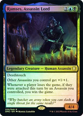 MTG FOIL Ramses Assassin Lord  - Dominaria United Commander • $1.69