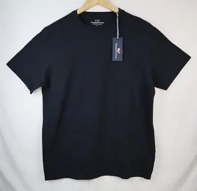 Men’s Vineyard Vines Black T-Shirt With Pocket Size Large (L) - New With Tags • $9.99