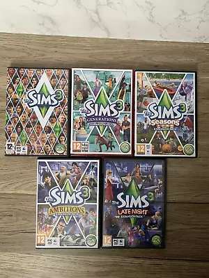 £5 • Buy The Sims 3 Base Game, Generations, Ambitions, Seasons, Late Night, PC CD ROM