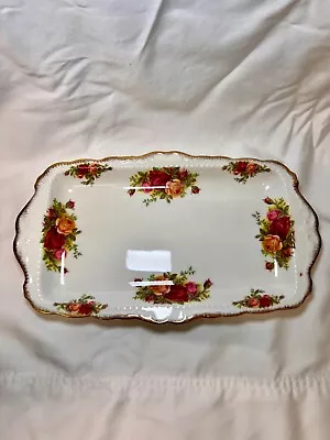 Royal Albert Old Country Roses Vintage Desert Tray • $35