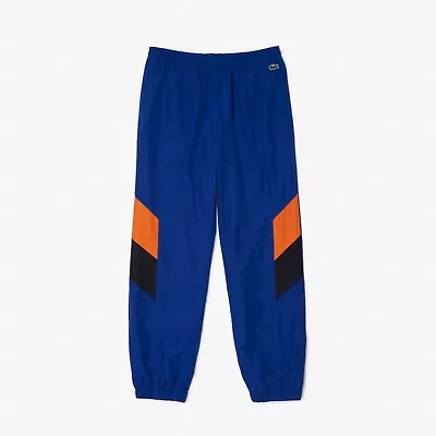 Lacoste Mens Classic Blue Diamond Tracksuit Bottoms/pants Fr4 Medium Rrp:-£100 • £59.99