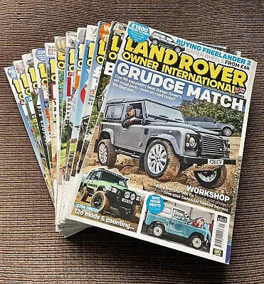 Land Rover Owner International Magazine 2017 Job Lot Bundle • £50