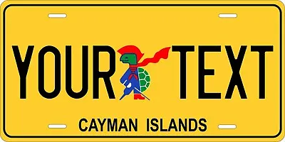 Cayman Islands Turtle License Plate Personalized Custom Auto Bike Motorcycle Tag • $15.20