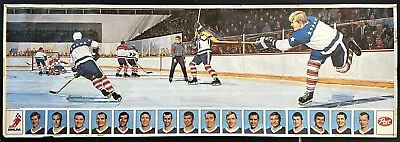 1969 Vintage Post Cereal NHL Hockey Poster Featuring Boston Bruins Bobby Orr • $600