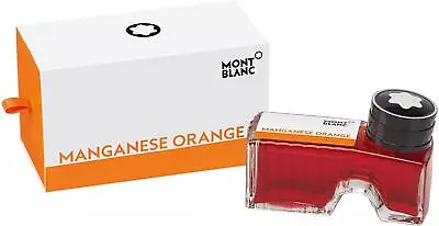 Montblanc Fountain Pen Refill Ink Bottle 60ml Manganese Orange 119568 • $39.95