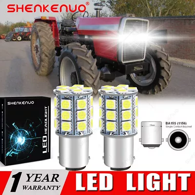 2 SUPER LED For 4264764M1 Agco Headlight Bulbs Massey Ferguson GC1723E GC1725MB • $13.67