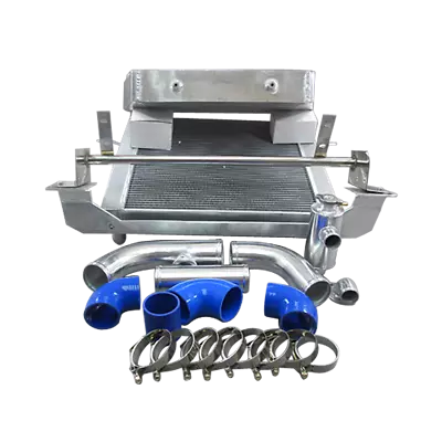 $1243.89 • Buy 24 X11.75 X3 3/8  Intercooler Radiator V-Mount Pipe Tube Kit For 86-91 RX7 FC