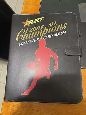 AFL TRADING CARD OFFICIAL ALBUM--2009 Select AFL Champions Trading Card Album • $12