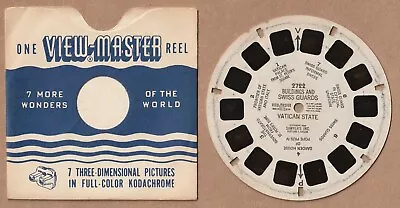 Vintage View-Master Reel #2722 Buildings And Swiss Guards Vatican State 1949 • $2.79