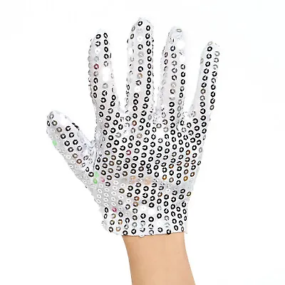 Michael Jackson Child Silver Sequin Glove • $49.06