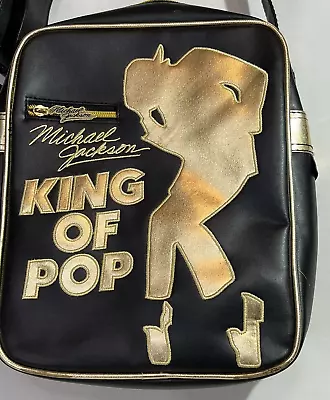 Michael Jackson - Black & Gold Flight Bag King Of Pop Official MJJ Product - NWT • $186.68