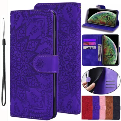 Flip Leather Card Holder Wallet Case For Samsung S20 S21 S22 Note 20 Ultra A10 • $10.99