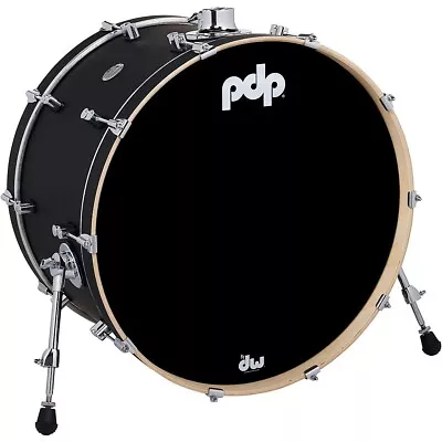 PDP By DW Concept Maple Bass Drum With Chrome Hardware 24 X 14 In. Satin Black • $549.99