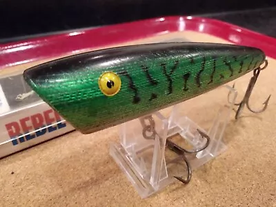 REBEL WIND CHEATER POPPER WF-814  GREEN  Musky Striper Bass Crankbait Fish Lure • $20