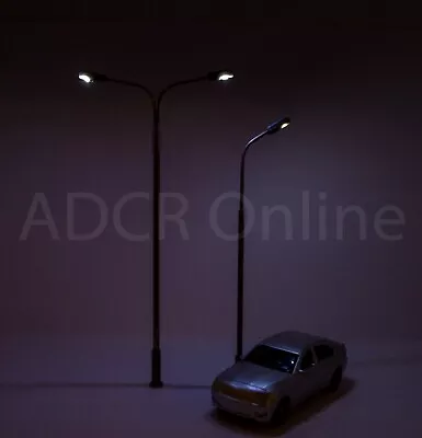 £5.49 • Buy OO Gauge Working Street Lights / Lamp Post / Yard Lights LED - 6/12 Pack - UK