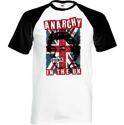 Anarchy In The UK T-Shirt Clash Mens Punk Rock Union Jack • £11.94