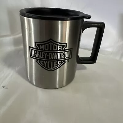 Harley-Davidson 1999 Metal Coffee Cup Mug Stainless Foam Bottom • $19.49