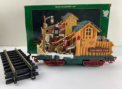 New Bright Dillard's Trimmings Train Accessory Car Log Mill Car 383-2-4 G Scale • $49.99