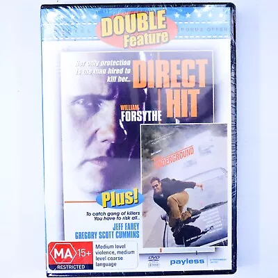 NEW Direct Hit / The Underground (DVD) - Action Drama Movie Films - REGION 4 • $4.24