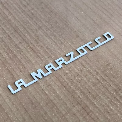 La Marzocco Linea Micra White Logo Badge Front Panel Self Adhesive (D.4.050) • $14.79