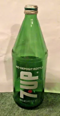 Vintage 7UP Bicentennial Commemorative Soda Bottle With Cap President List 28oz • $25