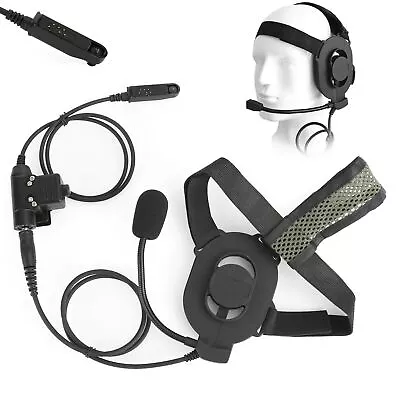 Waterproof Tactical Head-mounted Headset Fit For BaoFeng BF-UV9Rplus BF-UV9R UK` • £22.79