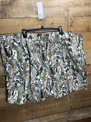 New 2 Pair Eddie Bauer Big Mens 3XB Flannel Boxers Lounge/Sleep Shorts W/Pockets • $15.75