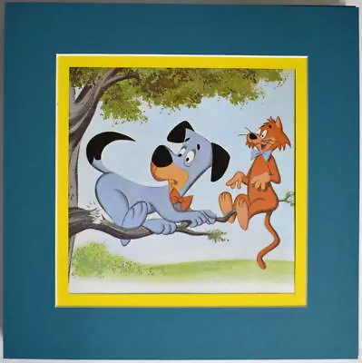 HUCKELBERRY HOUND & MR. JINKS Out On A LIMB Print Pro Matted HB  • $20.23