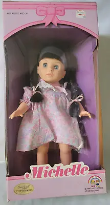 Vintage 1987 Euro Look By Just For Kids  Michelle  Soft Body Doll 16  #30005 • $4.95