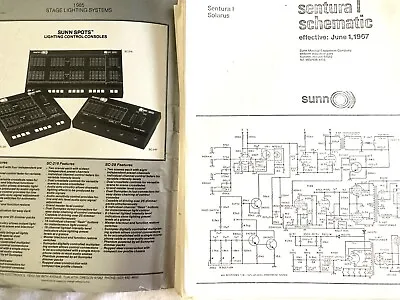 Sunn Electronics 1967-1976 Schematics 87-Count Sentura I Coliseum Sonic 1 Etc. • $152.15