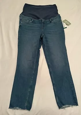 Women’s H & M Girlfriend For High Rib Maternity Jeans NWT Size L • $25