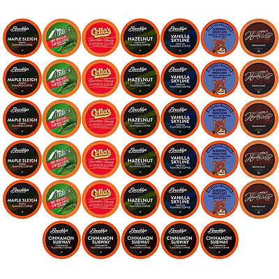 Best Of The Best Flavored Coffee Pods Variety Sampler Pack For Keurig K Cup Bre • $40.33