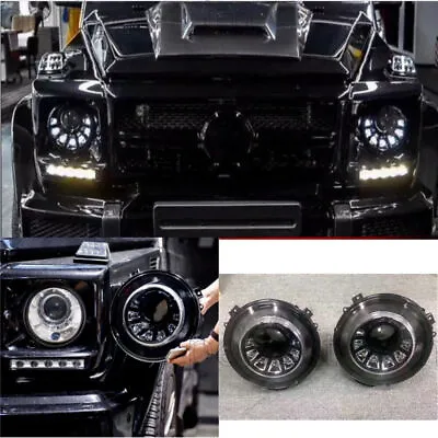 2007 - 2017 For Benz G Class Wagon G63 G55 G550 W463 LED DRL HEADLIGHTS Black • $399